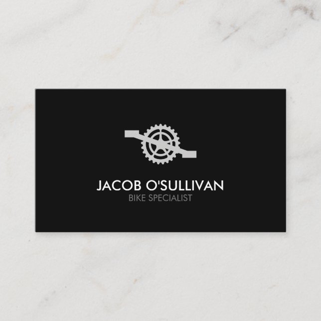 Bicicleta de Reparo Cíclico Cartão de visita (Frente)