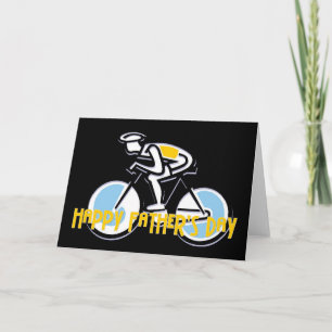 Bicicleta - Feliz Cartão de Saudação de Dia de os