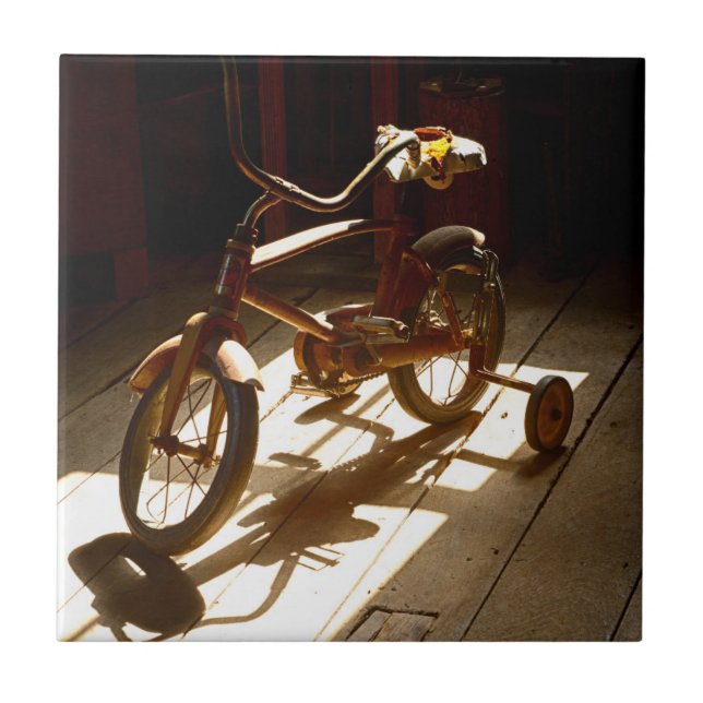 Bicicleta infantil na antiga moenda (Frente)