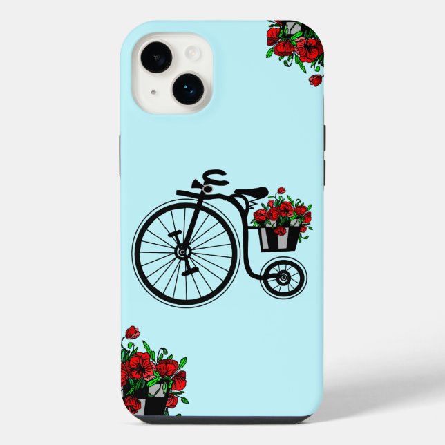 Bicicleta Romântica com Presente de capas de iphon (Verso)