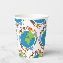 Bicicletas de Cartoon da Paz e do Amor do Mundo