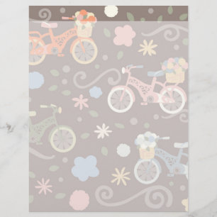 Bicicletas e Flores Retro