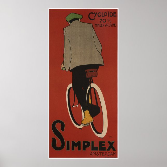 Bicicletas Simplex Amsterdam poster de bicicleta d (Frente)