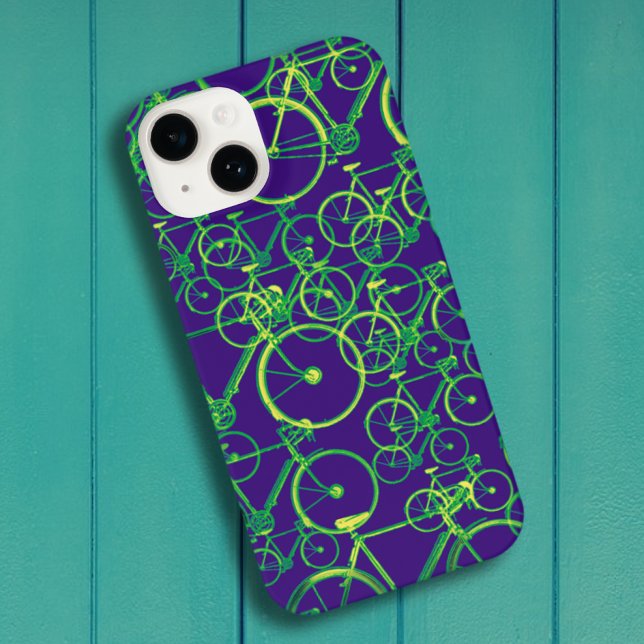 Bicicletas sobrepostas em azul (Criador carregado)