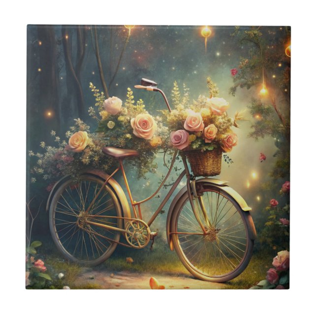 Bicycle and Flowers (Frente)