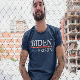 BIDEN FOR PRISON   Camiseta Anti Joe Biden