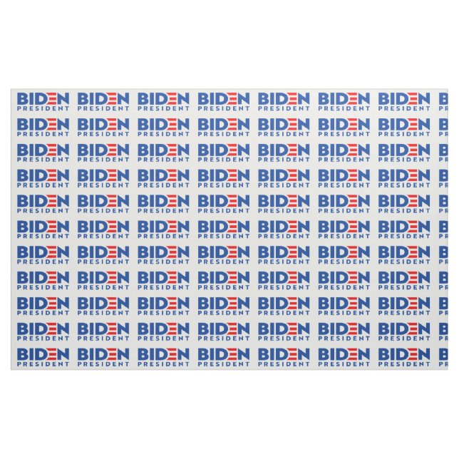 Biden para Presidente Blue Mini Text , Tecido ZSSG (Fat Quarter)