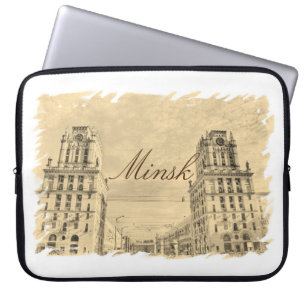 Bielorrússia Minsk Arquitetura Capas para Laptop
