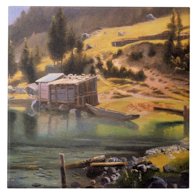 Bierstadt - Campo de Pesca e Caça, Alasca (Frente)