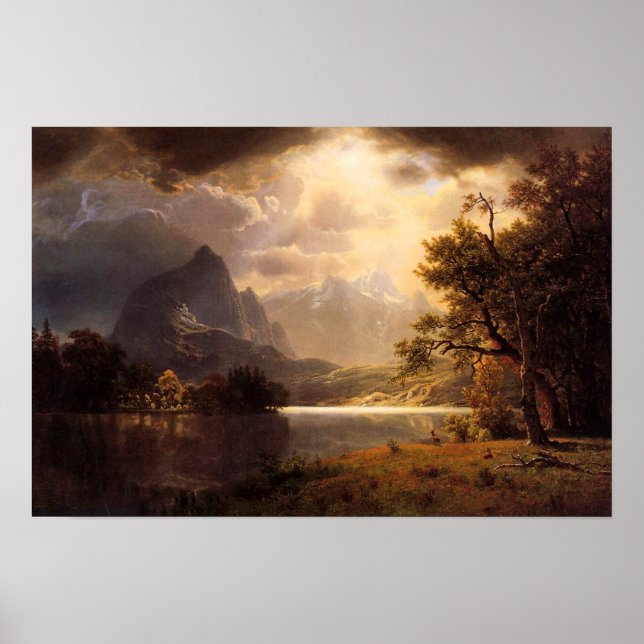 Bierstadt Estes Park Colorado Poster (Frente)