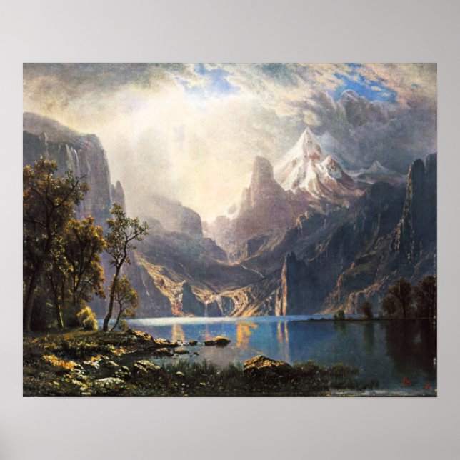 Bierstadt Lake Tahoe Poster (Frente)