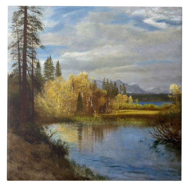 Bierstadt - Saída no lago Tahoe (Frente)