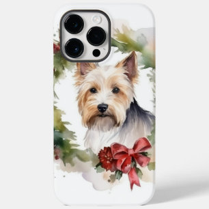 Biewer Terrier Christmas Wreath Festivo Pup