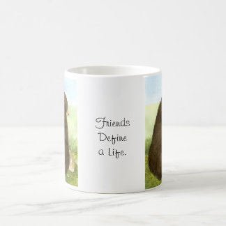 Big Bear pouca caneca da amizade do coelho