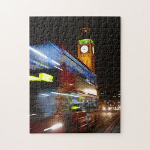 Big Ben - Double Decker Bus - Quebra-cabeça de Lon