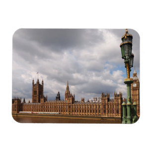 Big Ben e o parlamento no ímã do retângulo de