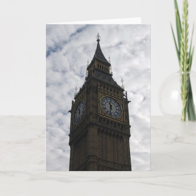 Big Ben - Londres - Cartão Saudável (Frente)