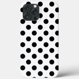 Big Black polca Dots On White Stylish Genial