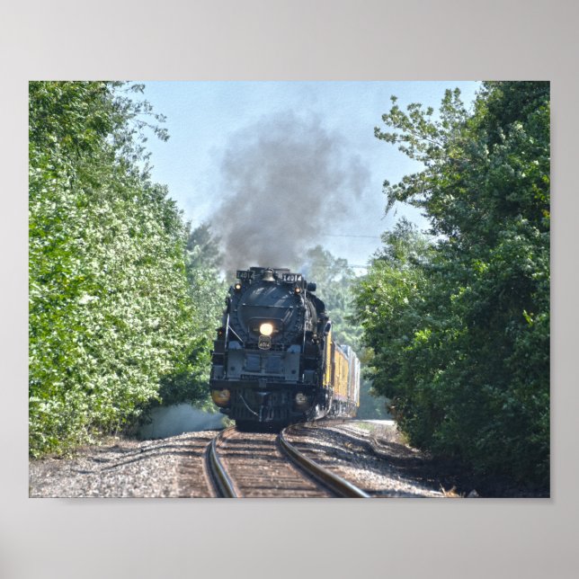 Big Boy No. 4014 Steam Locomotive Poster (Frente)