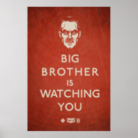 Big Brother está te observando propaganda Poster