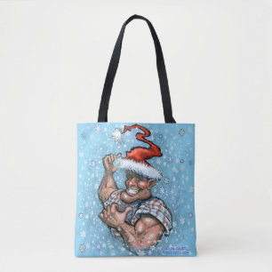 Big Christmas Elf Tote Bag