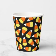 Big Halloween Candy Corn on Black