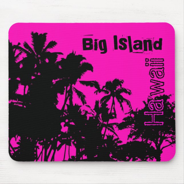 Big Island Hawaii palm mousepad (Frente)