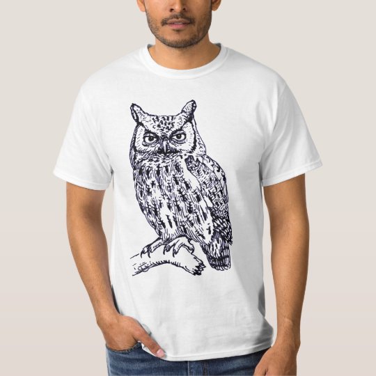 BIG OWL Front Camiseta
