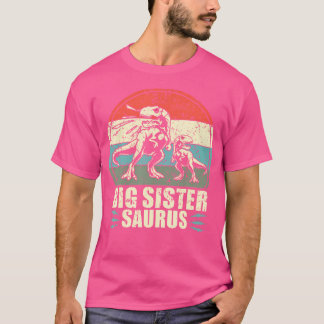 Big Sistersaurus Camiseta Grande Irmã Camisa Dinos