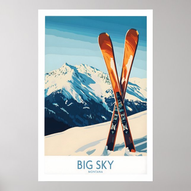Big Sky Poster Montana 1 (Frente)