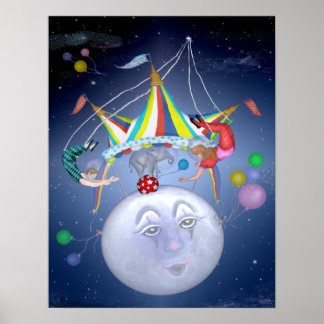 Big Top em um Poster de lua azul