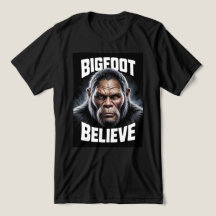 Bigfoot Acredita em T-Shirt com Ventilador Criptid