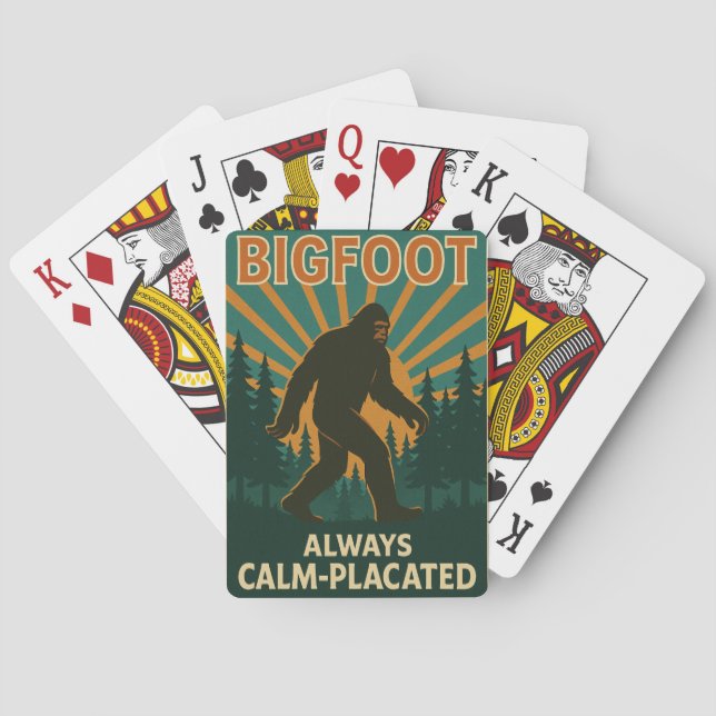 Bigfoot – Cartas de Baralho Sempre Calmas (Verso)
