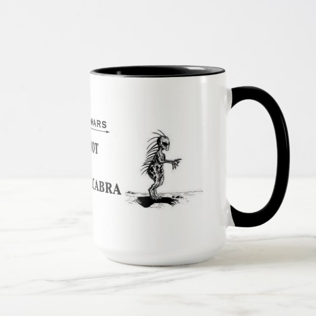"Bigfoot contra caneca do Chupacabra do EL" (Direita)