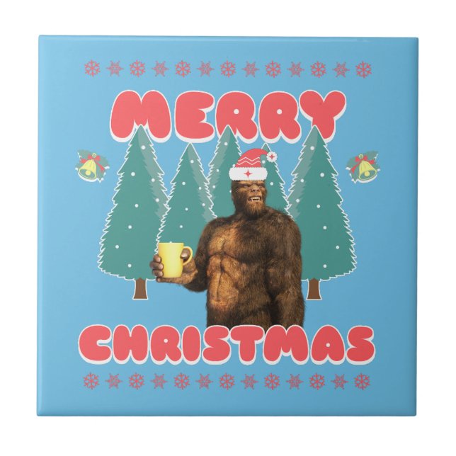 Bigfoot Engraçado - Feliz Natal (Frente)