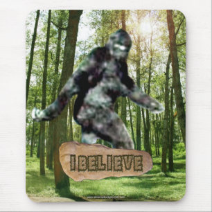 Bigfoot eu acredito Mousepad