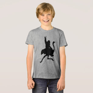 Bigfoot Riding Ostrich