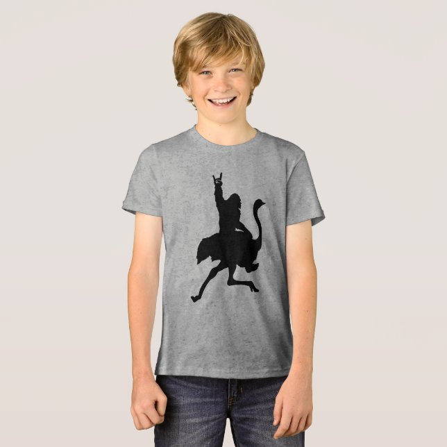 Bigfoot Riding Ostrich (Frente Completa)