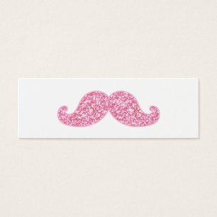 BIGODE COR-DE-ROSA FEMININO DO BRILHO IMPRESSO