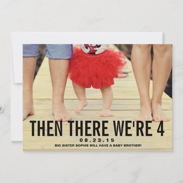 bigode preto | Anúncio de Gravidez de Foto (Frente)