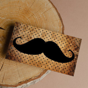 Bigode preto engraçado