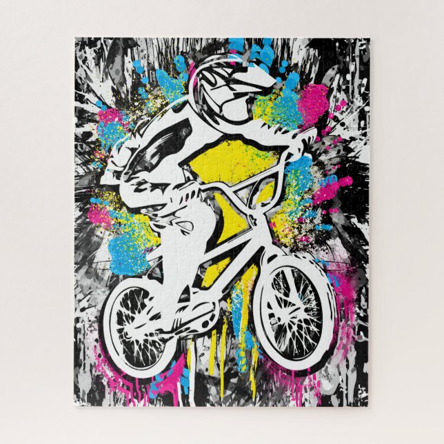 Bike Clássico Bmx - Quebra-cabeça Bmx Freestyle Bm (Vertical)