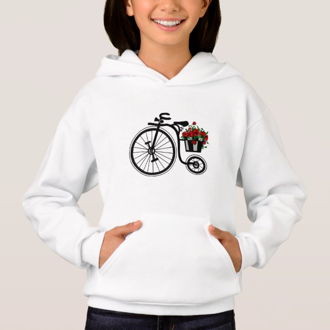 Bike com Hoodie Flores (Frente)