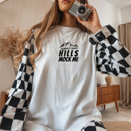 Bike Girl Irony black mountain