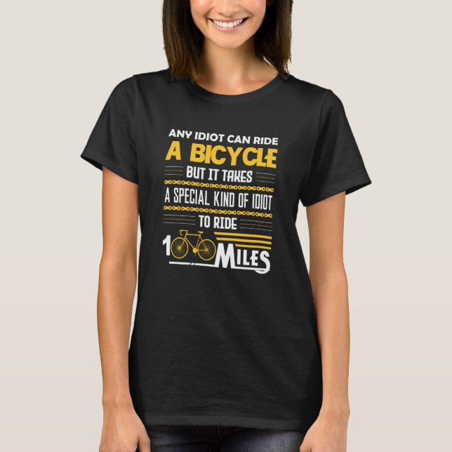 Bike Tees Biker Tee Cyclist Tops Mountain Biking (Frente)