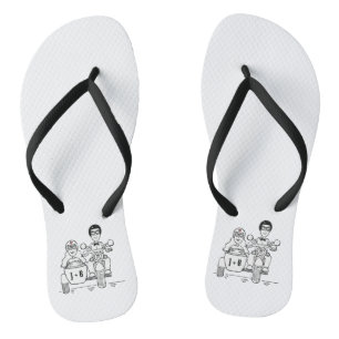 Biker Motorbike + Chinelos de Casamento Sidecar