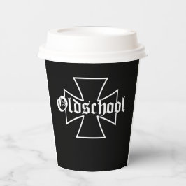 Biker Motorrad Eisernes Kreuz Oldschool Chopper