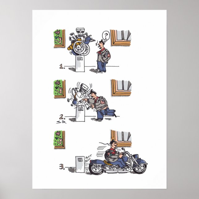 Biker na poster de fossa do Museu (Frente)