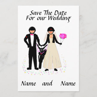Biker Wedding Salvar Data/ Convites