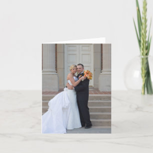 Bilhete de Agradecimento de Casamento
